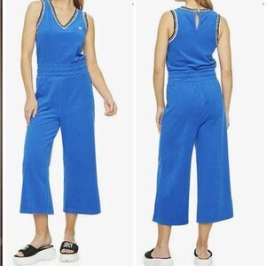 🩳Juicy Couture Royal Blue Terry Cloth Capri Jumpsuit